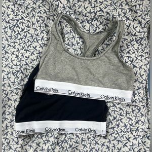 calvin klein tee shirt bra